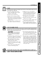 Preview for 5 page of GE JCB909 Owner'S Manual And Installation Instructions