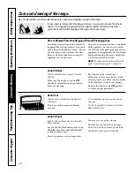 Preview for 30 page of GE JCB909 Owner'S Manual And Installation Instructions