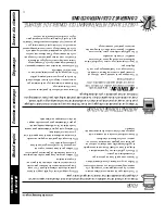 Preview for 92 page of GE JCB909 Owner'S Manual And Installation Instructions