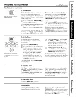 Preview for 15 page of GE JCBP35 Owner'S Manual & Installation Instructions