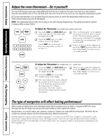 Preview for 22 page of GE JCBP35 Owner'S Manual & Installation Instructions