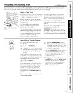 Preview for 25 page of GE JCBP35 Owner'S Manual & Installation Instructions