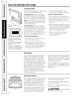 Preview for 30 page of GE JCBP35 Owner'S Manual & Installation Instructions