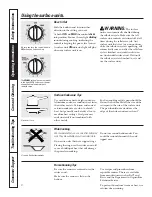 Предварительный просмотр 6 страницы GE JCBP40 Owner'S Manual