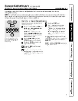 Предварительный просмотр 17 страницы GE JCBP48 Owner'S Manual And Installation Instructions