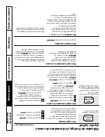 Предварительный просмотр 62 страницы GE JCBP48 Owner'S Manual And Installation Instructions