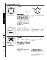 Preview for 6 page of GE JCBP49 Owner'S Manual And Installation Instructions