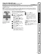 Preview for 17 page of GE JCBP49 Owner'S Manual And Installation Instructions