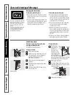 Preview for 20 page of GE JCBP49 Owner'S Manual And Installation Instructions