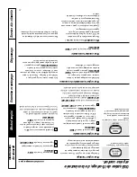 Preview for 62 page of GE JCBP49 Owner'S Manual And Installation Instructions