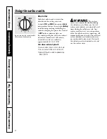 Preview for 8 page of GE JCBP65 Owner'S Manual And Installation Instructions