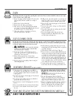 Preview for 5 page of GE JCBP66SPSS Owner'S Manual