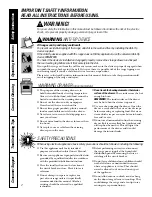 Preview for 2 page of GE JCBP77 Owner'S Manual And Installation Instructions