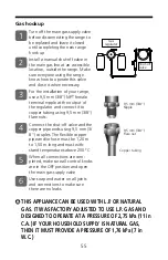 Preview for 55 page of GE JCEG3020 Use & Care Manual