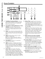 Предварительный просмотр 12 страницы GE JCGB660 Owner'S Manual