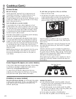 Preview for 20 page of GE JCGSS61 Owner'S Manual