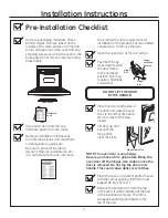 Preview for 3 page of GE JCK1000 Installation Instructions Manual