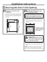 Preview for 9 page of GE JCK1000 Installation Instructions Manual