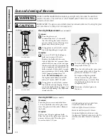 Preview for 24 page of GE JCKP30 Owner'S Manual