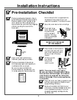 Preview for 3 page of GE JCKS10 Installation Instructions Manual