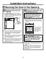 Предварительный просмотр 10 страницы GE JCKS10 Installation Instructions Manual