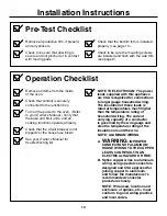 Preview for 13 page of GE JCKS10 Installation Instructions Manual