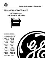 Preview for 1 page of GE JCKSO6 Technical Service Manual