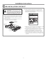 Preview for 3 page of GE JCP336 Installation Instructions Manual