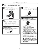 Preview for 6 page of GE JCP336 Installation Instructions Manual