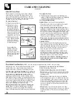 Preview for 29 page of GE JCP67 Owner'S Manual & Installation Instructions