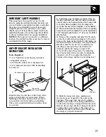 Preview for 36 page of GE JCP67 Owner'S Manual & Installation Instructions