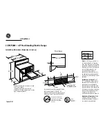 Preview for 1 page of GE JCP67YWW Installation Information