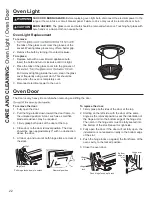 Preview for 22 page of GE JCS630 Manual