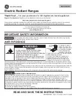 GE JCS830SMSS Quick Manual preview