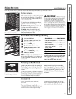 Preview for 11 page of GE JCS905 Owner'S Manual