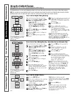 Preview for 20 page of GE JCS905 Owner'S Manual