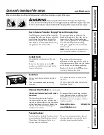 Preview for 21 page of GE JCS905 Owner'S Manual