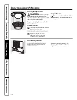 Preview for 24 page of GE JCS905 Owner'S Manual