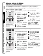 Preview for 56 page of GE JCS905 Owner'S Manual