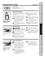 Preview for 35 page of GE JCS968 Owner'S Manual