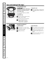 Preview for 20 page of GE JCSP38 Owner'S Manual