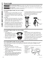 Предварительный просмотр 20 страницы GE JD630 Owner'S Manual