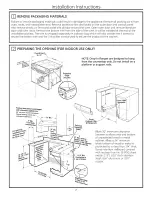 Предварительный просмотр 2 страницы GE JD630DF1WW Installation Instructions Manual