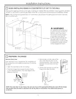 Предварительный просмотр 4 страницы GE JD630DF1WW Installation Instructions Manual