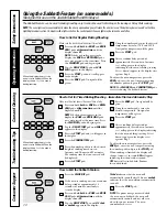 Preview for 20 page of GE JD900 Owner'S Manual