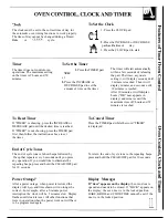 Preview for 11 page of GE JDP36GP Use And Care Manual