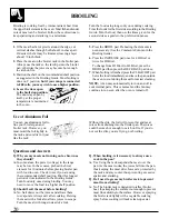 Preview for 20 page of GE JDP37 Use And Care Manual