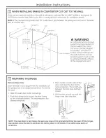 Предварительный просмотр 4 страницы GE JDS28DF1WW Installation Instructions Manual