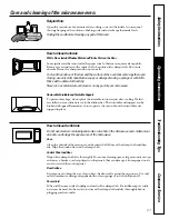 Preview for 21 page of GE JE1060 Owner'S Manual