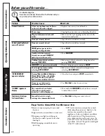 Preview for 22 page of GE JE1060 Owner'S Manual